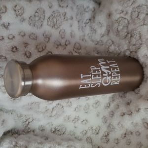 WATER BOTTLE Spill-proof Stainless Steel Stopper 20 oz NEW in BOX